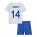 Frankrike Adrien Rabiot #14 Barnkläder Borta matchtröja till baby VM 2022 Kortärmad (+ Korta byxor) Billigt